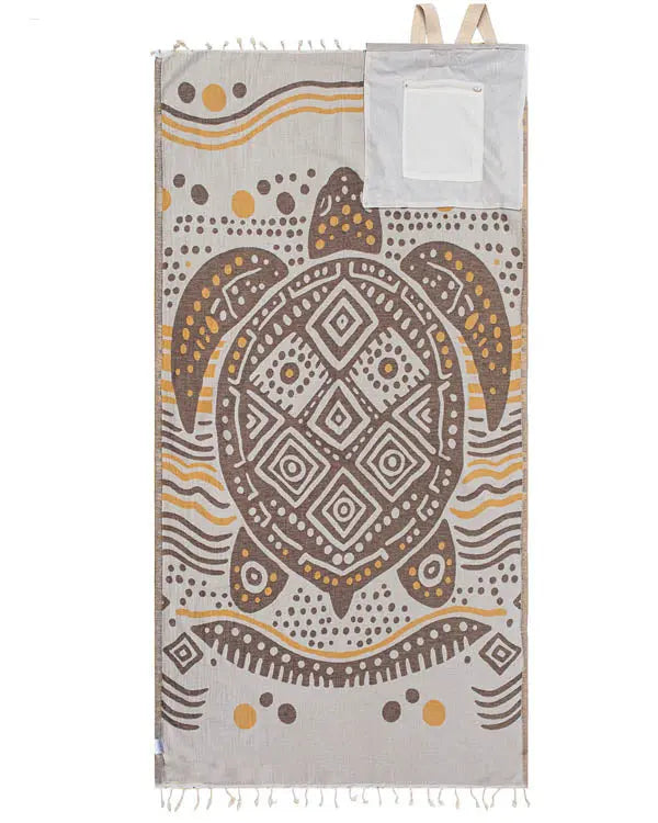 2-in-1 Beach Towel Bag – Convertible Sand-Free Microfiber Quick Dry Travel Towel for Beach, Pool & Vacation