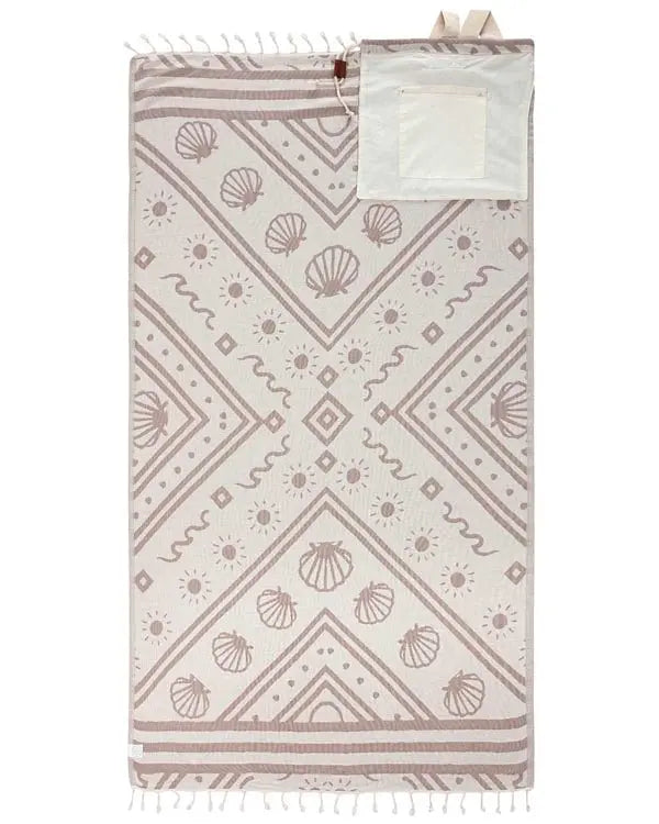 2-in-1 Beach Towel Bag – Convertible Sand-Free Microfiber Quick Dry Travel Towel for Beach, Pool & Vacation