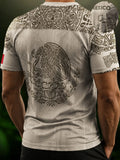Mexico Aztec Eagle Soccer Jersey – Mexican Heritage All-Over Print Football Fan Shirt, 2026 Mexico Soccer Supporter Jersey