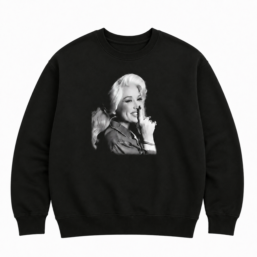 Vintage Dolly Parton Graphic T-Shirt, Sweatshirt & Hoodie – Retro Country Music Portrait Print, Western Country Singer Fan Apparel