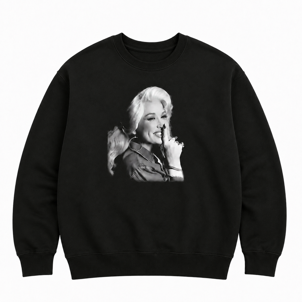 Vintage Dolly Parton Graphic T-Shirt, Sweatshirt & Hoodie – Retro Country Music Portrait Print, Western Country Singer Fan Apparel