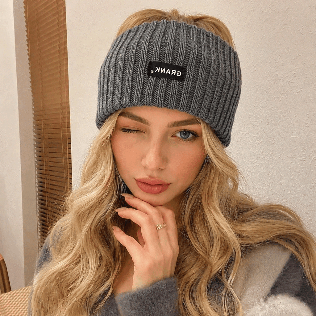 Women's Knit Headband – Soft Stretchy Winter Ear Warmer, Cozy Wide Hair Band for Cold Weather & Everyday Wear