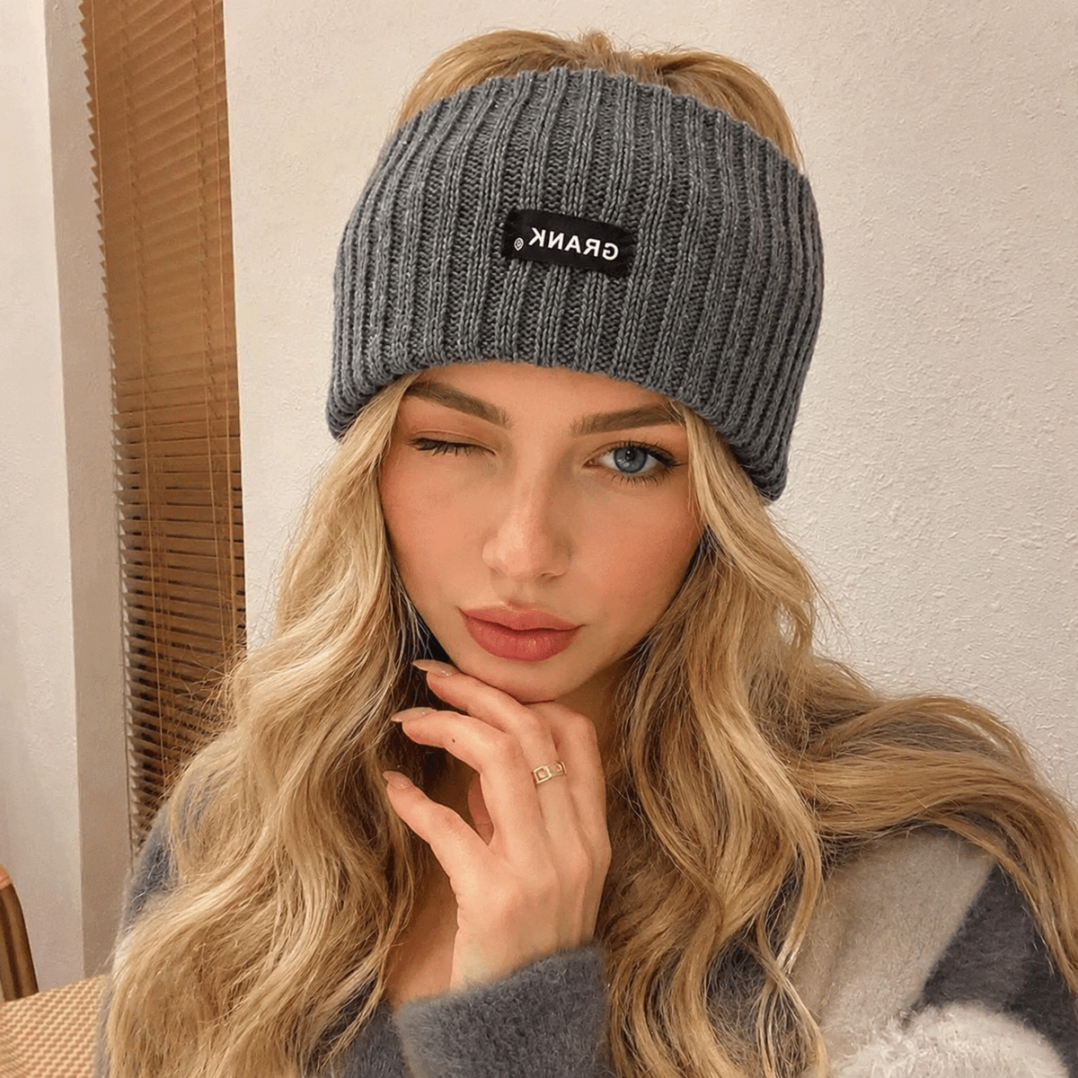 Women's Knit Headband – Soft Stretchy Winter Ear Warmer, Cozy Wide Hair Band for Cold Weather & Everyday Wear