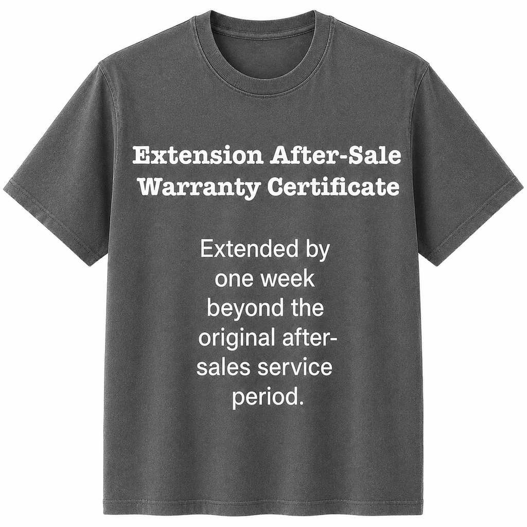 After-Sale Warranty Certificate T-Shirt/Sweatshirt/Hoodie – Funny Office Humor Graphic Tee