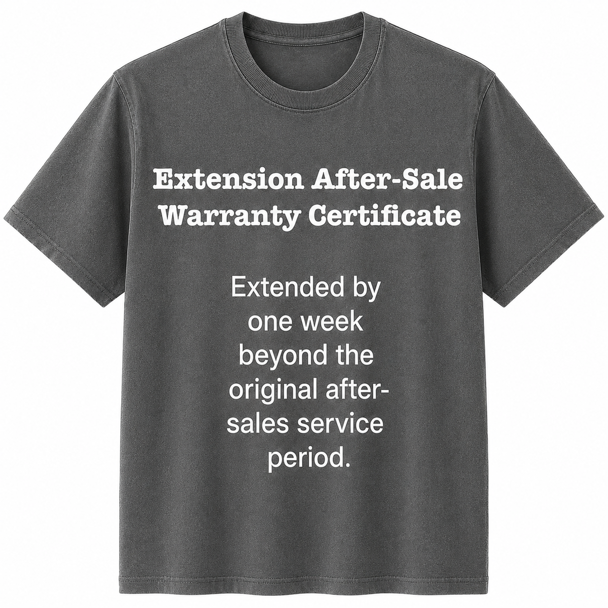 After-Sale Warranty Certificate T-Shirt/Sweatshirt/Hoodie – Funny Office Humor Graphic Tee
