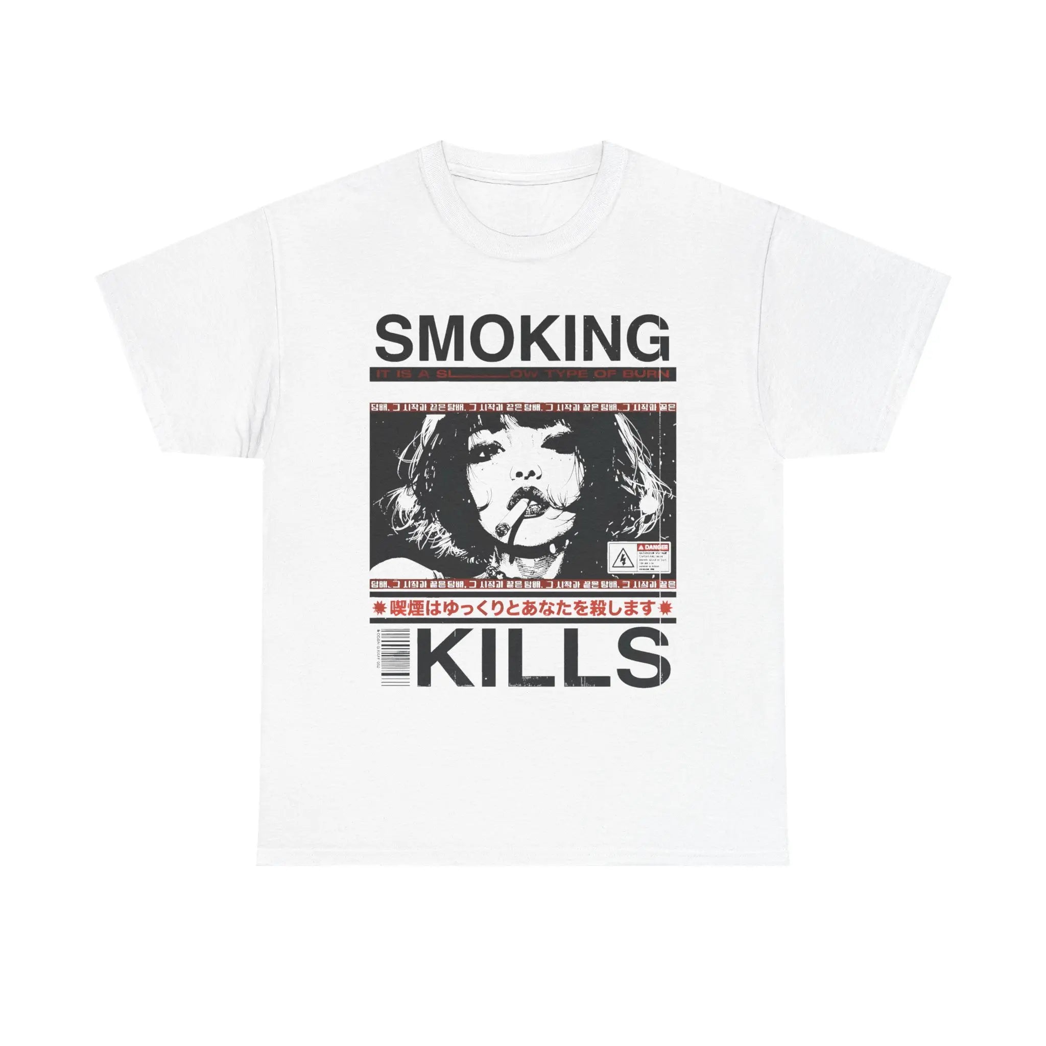 Smoking Kills T-Shirt/Sweatshirt/Hoodie – Retro Manga Anime Graphic Streetwear Tee