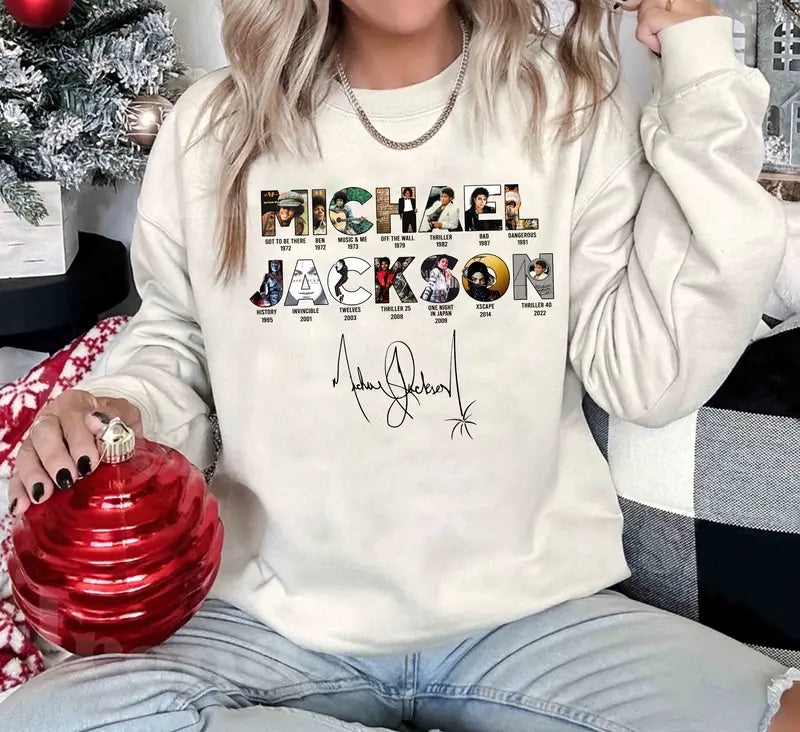 Michael Jackson Vintage Music Era Graphic Tee/Sweatshirt/Hoodie – Retro Evolution T-Shirt