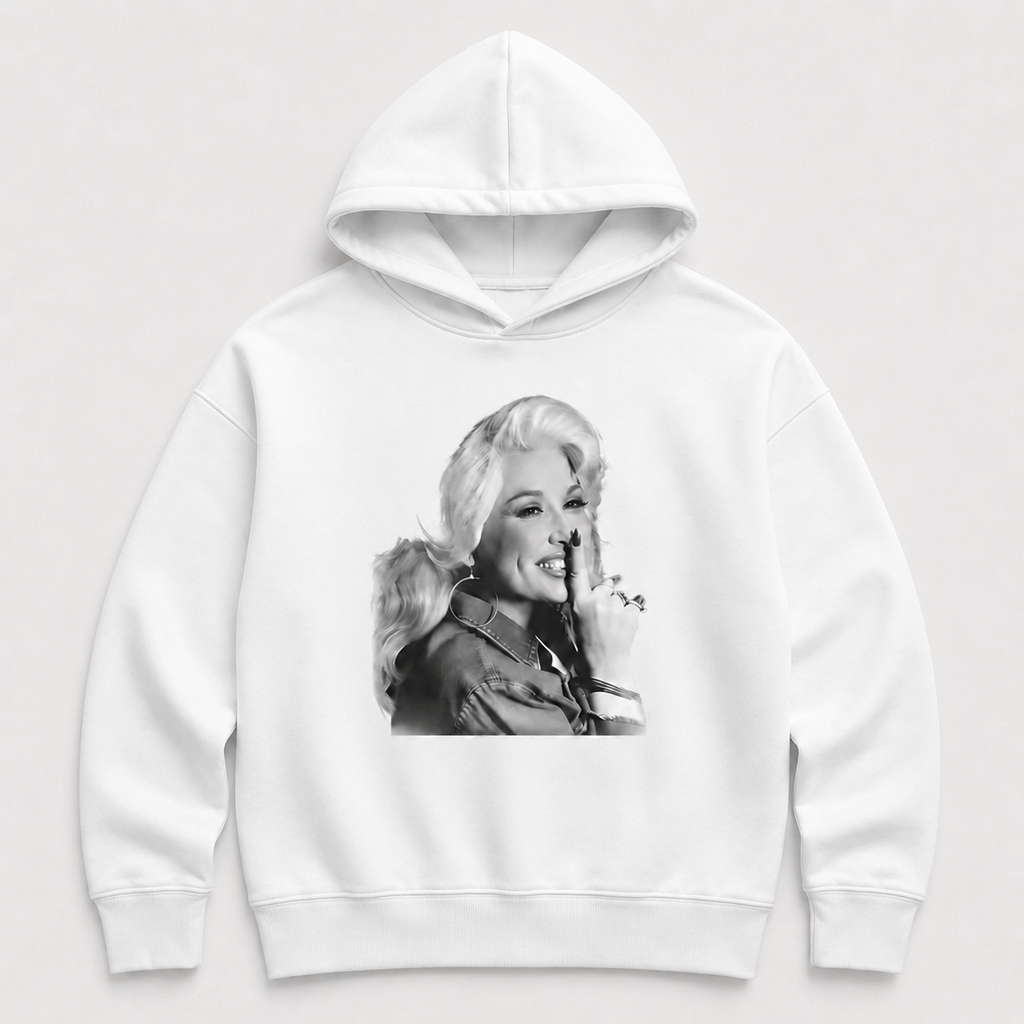 Vintage Dolly Parton Graphic T-Shirt, Sweatshirt & Hoodie – Retro Country Music Portrait Print, Western Country Singer Fan Apparel