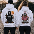 Hubby Wifey Halloween Couple Matching T-Shirt, Sweatshirt & Hoodie – Spooky Horror Matching Graphic Apparel