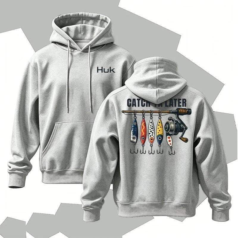 Catch Ya Later Fishing Graphic T-Shirt, Sweatshirt & Hoodie – Funny Retro Angler Outdoor Apparel