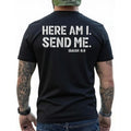 Here Am I Send Me Graphic T-Shirt, Sweatshirt & Hoodie – Isaiah 6:8 Christian Bible Verse Print, Faith Statement Apparel