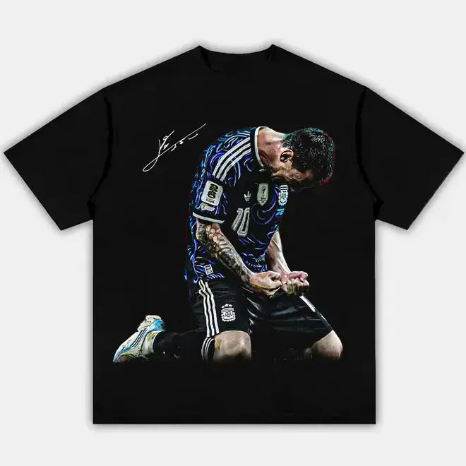 Lionel Messi Argentina Football Legend T-Shirt, Sweatshirt & Hoodie – Iconic Soccer Celebration Graphic Apparel