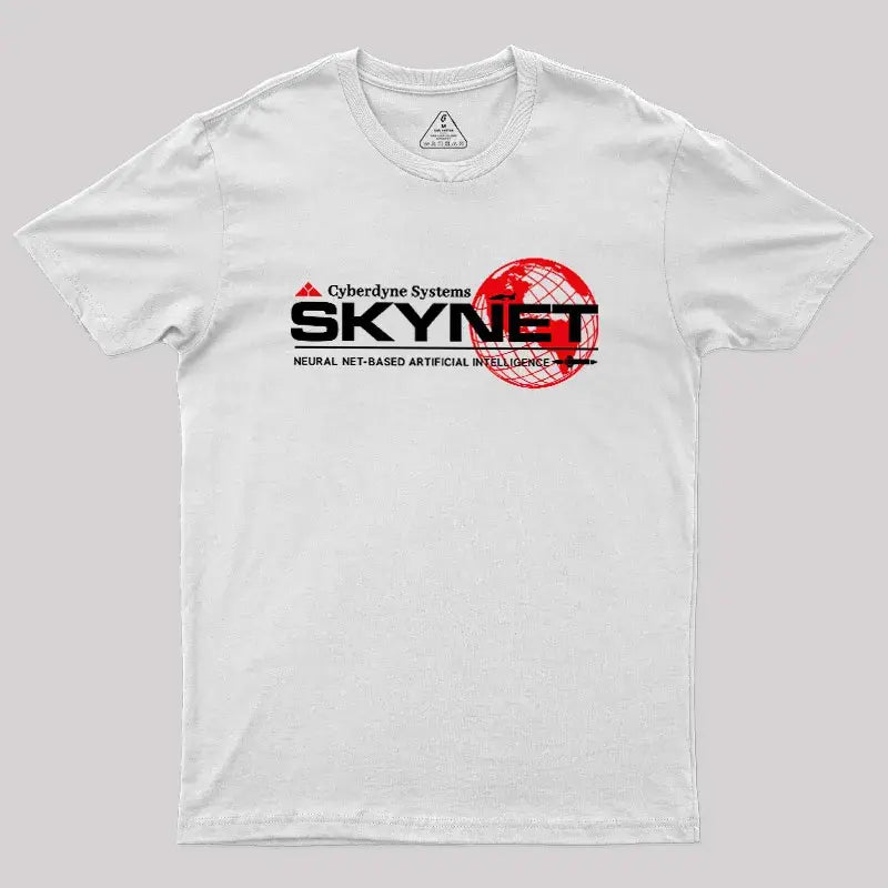 Cyberdyne Systems Skynet T-Shirt, Sweatshirt & Hoodie – Neural Net Artificial Intelligence Graphic, Retro Sci-Fi Tech Geek Design, Futuristic Movie Inspired Gift