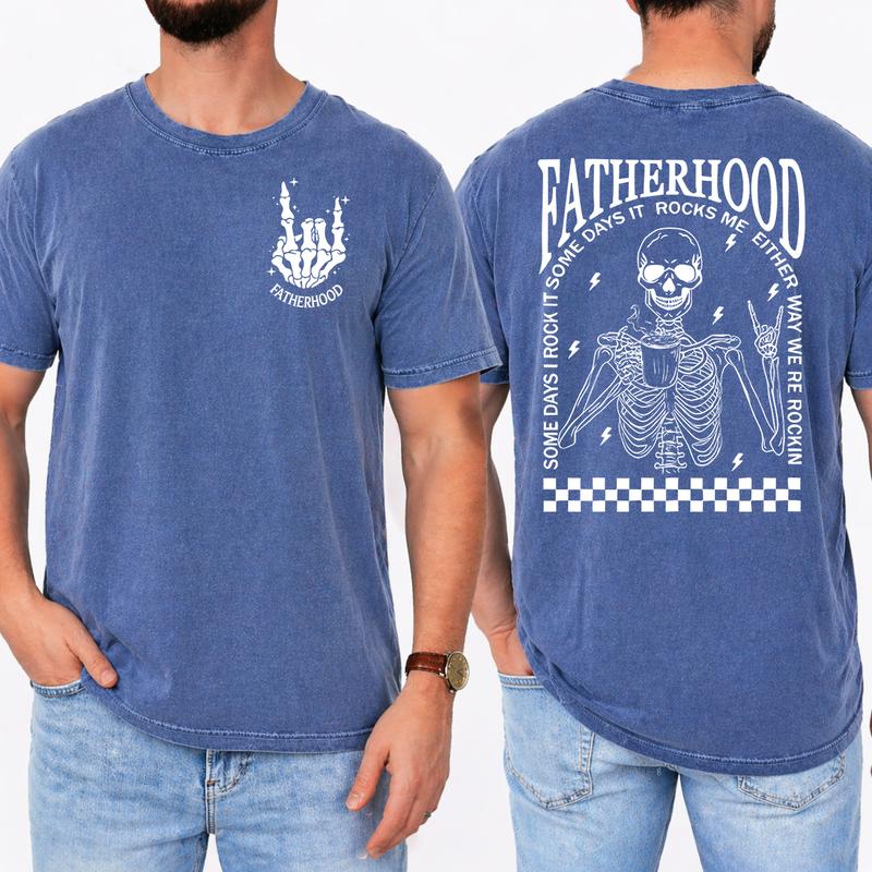 Funny Skeleton Dad T-Shirt/Sweatshirt/Hoodie – Retro Fatherhood Graphic Tee