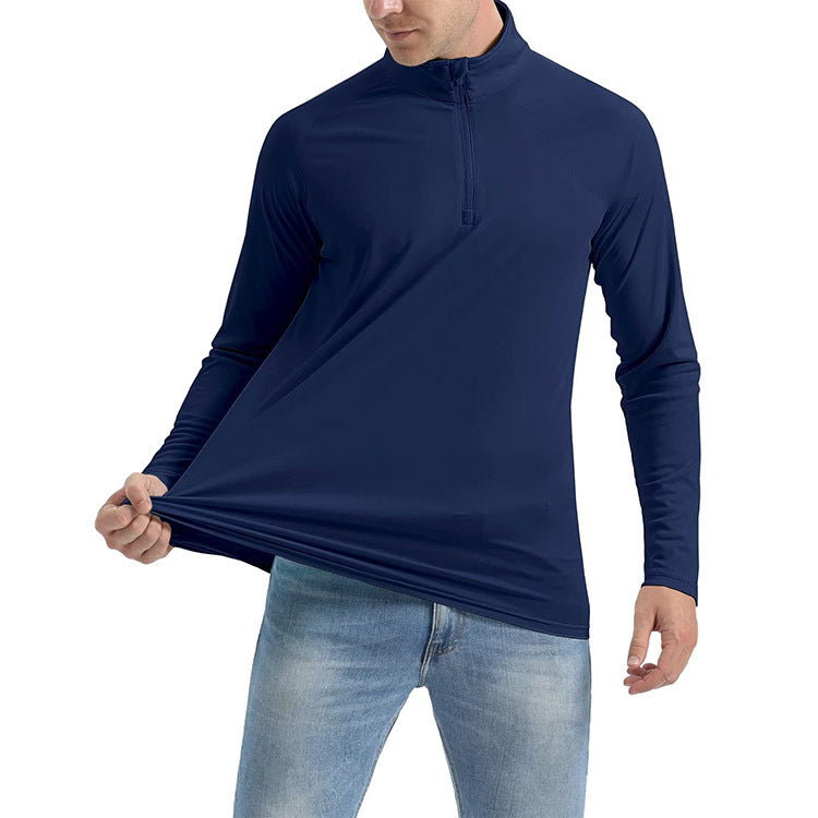 1/3/5Pack Men’s Long Sleeve Performance Shirts – UPF 50+ Quick-Dry Lightweight Athletic Tops for Golf, Hiking, Running & Outdoor Sports