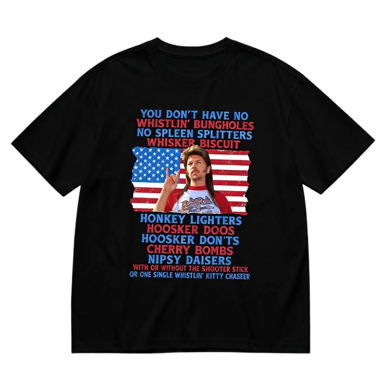 Honkey Lighters Hooker Boots Cherry Bombs T-Shirt/Sweatshirt/Hoodie – Funny Patriotic American Flag 4th of July Graphic Tee