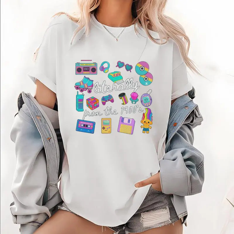 Literally From The 1900s Graphic T-Shirt/Sweatshirt/Hoodie – Funny 90s Nostalgia Retro Apparel, Vintage Y2K Style