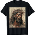 Vintage Jesus Christ Crown of Thorns Graphic T-Shirt/Sweatshirt/Hoodie – Christian Faith Streetwear Apparel