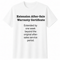 After-Sale Warranty Certificate T-Shirt/Sweatshirt/Hoodie – Funny Office Humor Graphic Tee