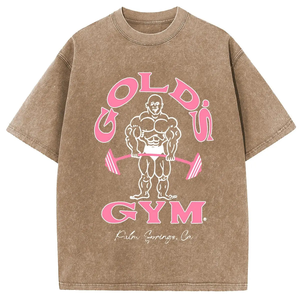 Vintage Bodybuilding Graphic T-Shirt – Oversized Heavyweight Gym Tee, Classic Fitness Streetwear