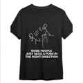 “Some People Just Need A Push” Funny Sarcastic Meme T-Shirt – Dark Humor Graphic Tee