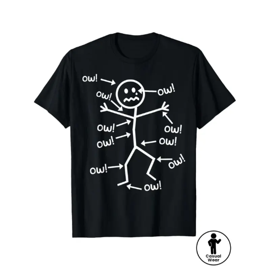 “Powered by Pain” Funny Chronic Pain Awareness T-Shirt/Sweatshirt/Hoodie – Sarcastic Meme Graphic Tee