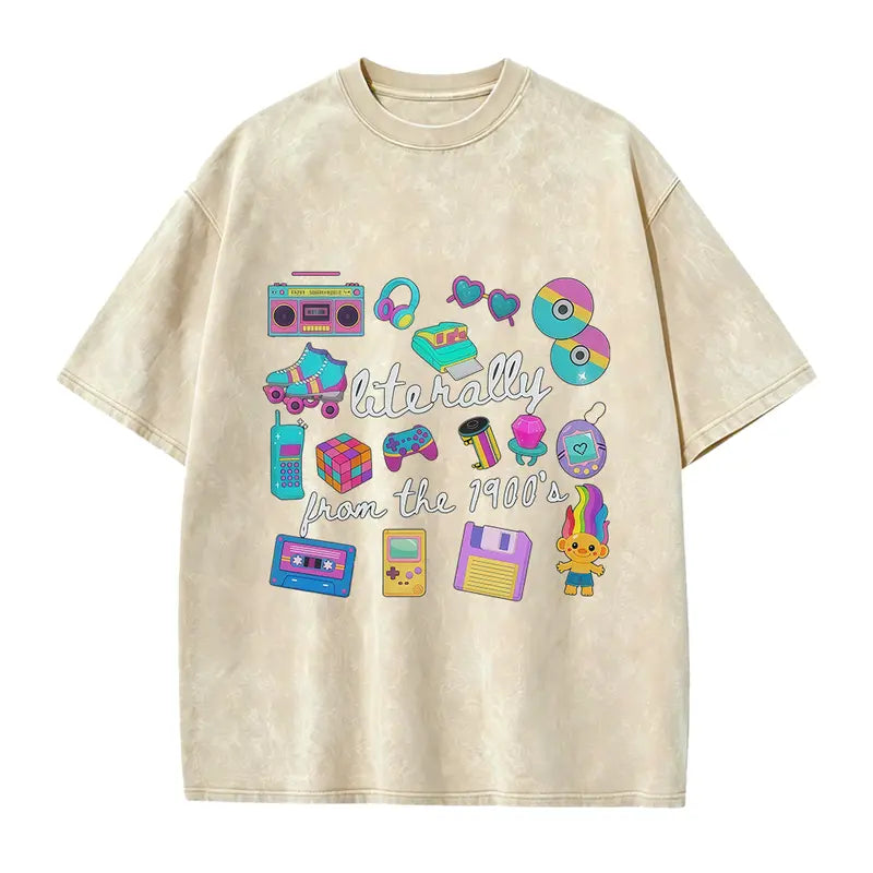 Literally From The 1900s Graphic T-Shirt/Sweatshirt/Hoodie – Funny 90s Nostalgia Retro Apparel, Vintage Y2K Style