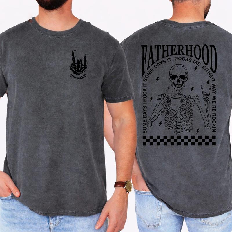 Funny Skeleton Dad T-Shirt/Sweatshirt/Hoodie – Retro Fatherhood Graphic Tee