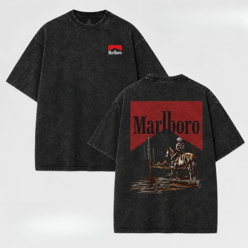 Vintage Western Cowboy Graphic T-Shirt, Sweatshirt & Hoodie – Retro Rodeo Dark Americana Streetwear
