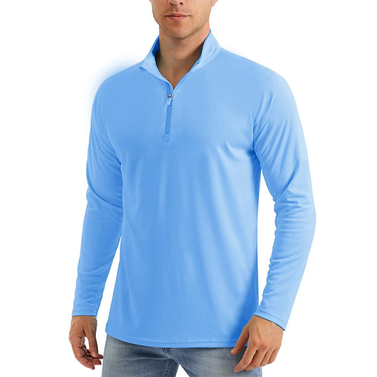 1/3/5Pack Men’s Long Sleeve Performance Shirts – UPF 50+ Quick-Dry Lightweight Athletic Tops for Golf, Hiking, Running & Outdoor Sports