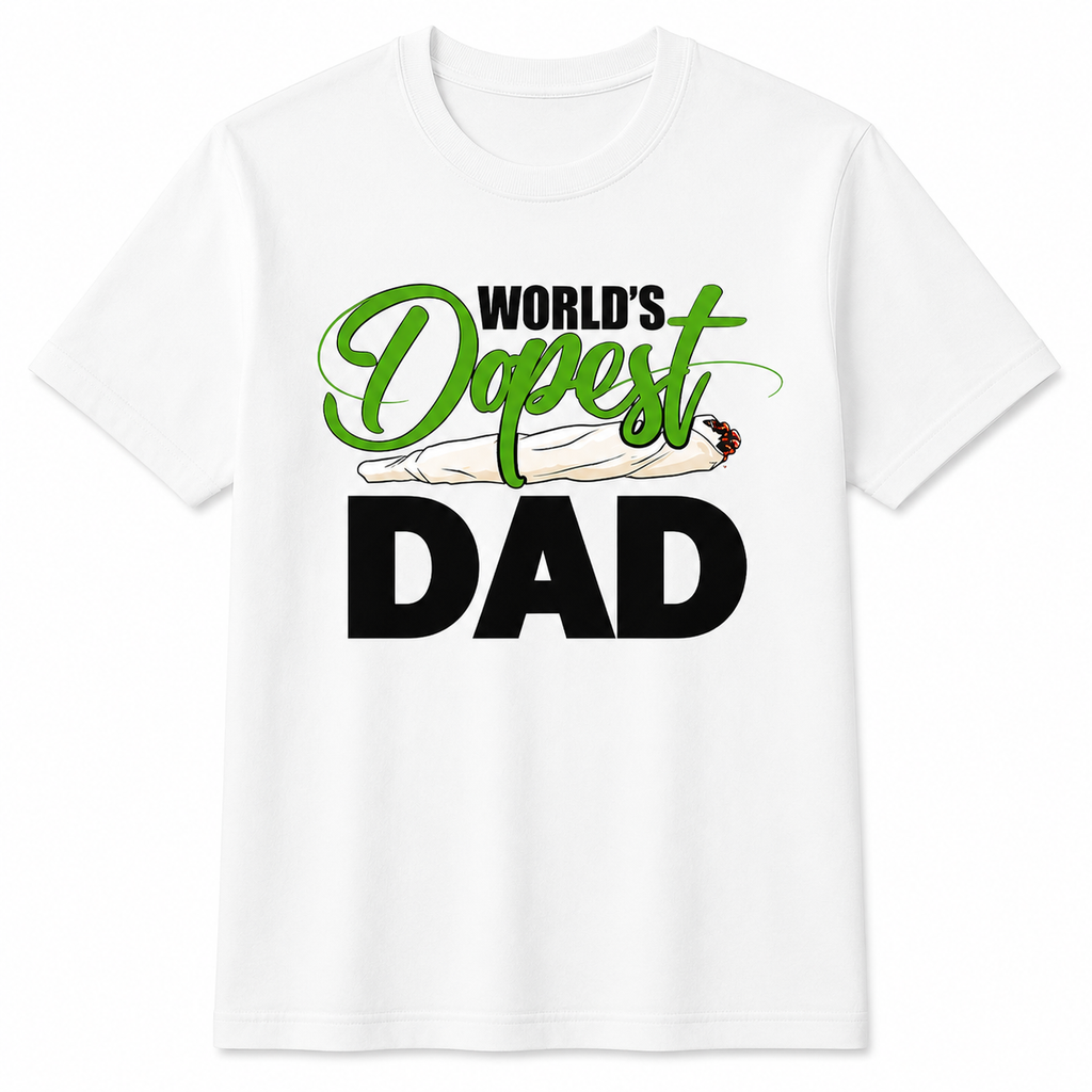 World’s Dopest Dad T-Shirt/Sweatshirt/Hoodie – Funny Father’s Day Graphic Tee