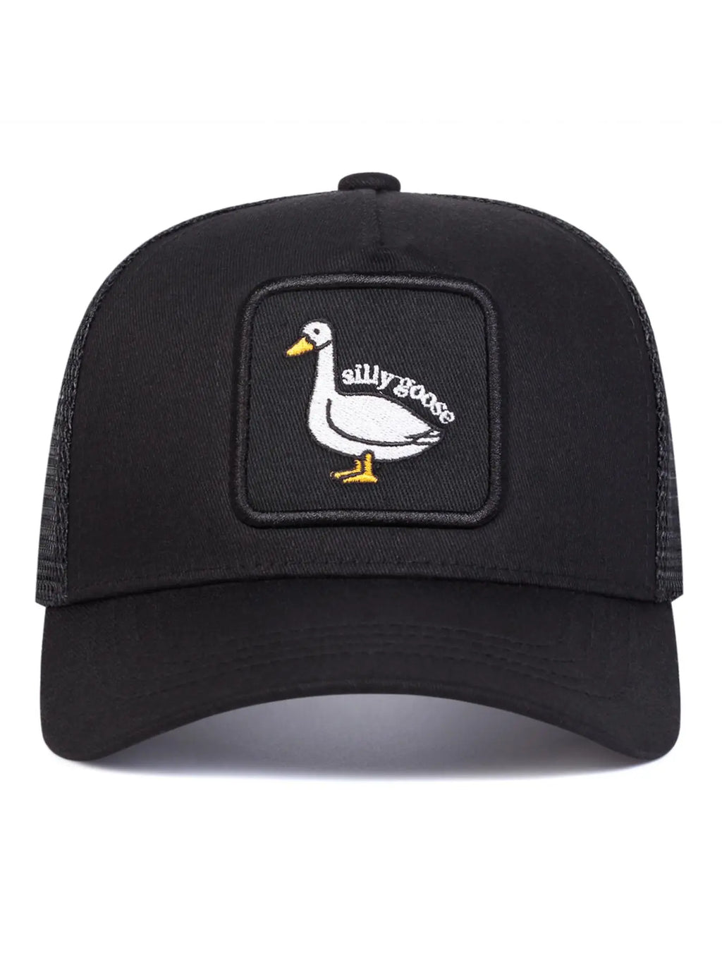 Duck Patch Trucker Hat – Vintage Animal Graphic Mesh Baseball Cap, Adjustable Snapback Hat for Men & Women