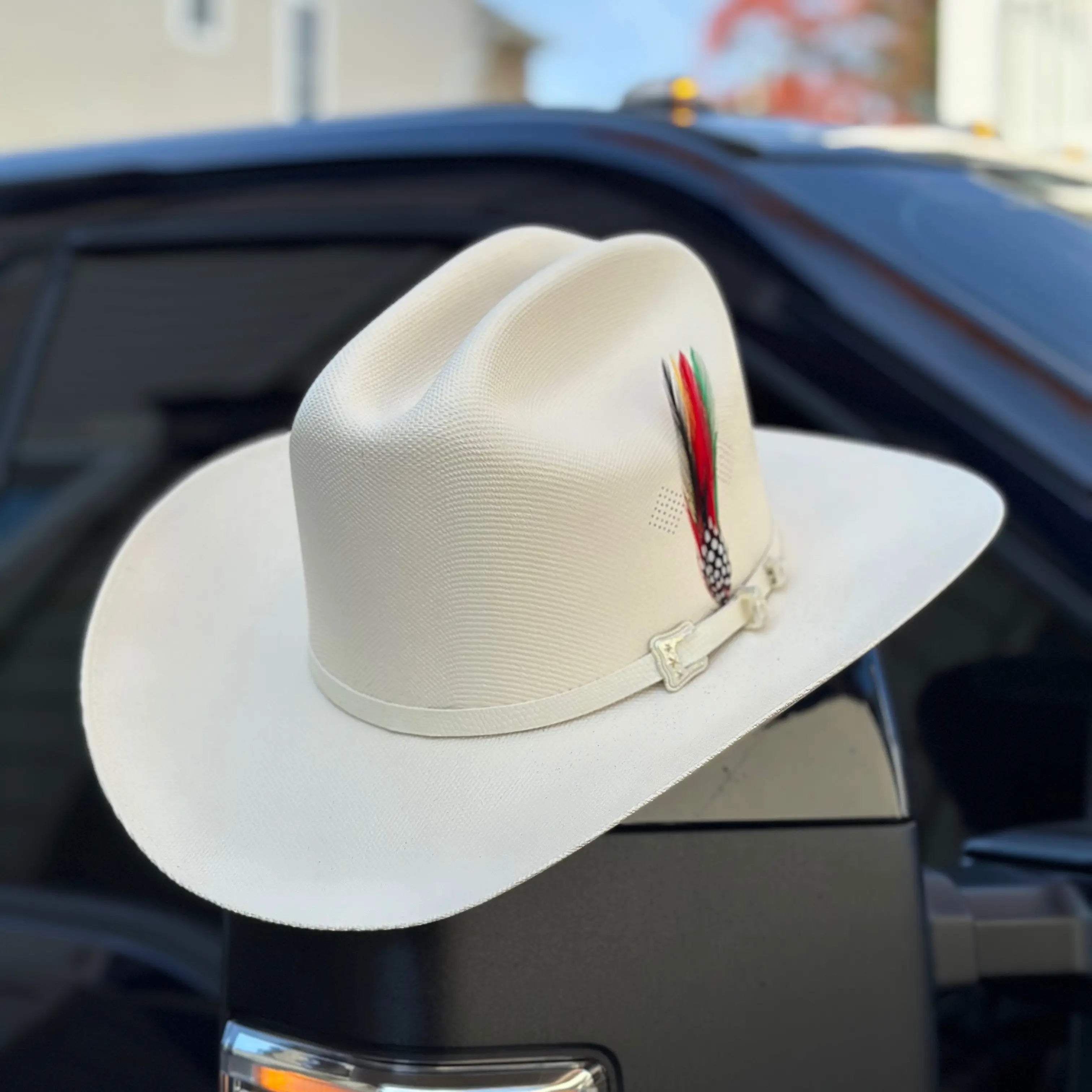 Premium Western Cowboy Hat – Wide Brim Mexican Rodeo Ranch Hat, Classic Short Crown Sombrero for Men