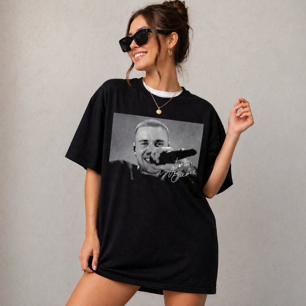 Bieber Live DAISIES V2 Retro Music T-Shirt/Sweatshirt/Hoodie -Tour 2026 Vintage Music Aesthetic Tee