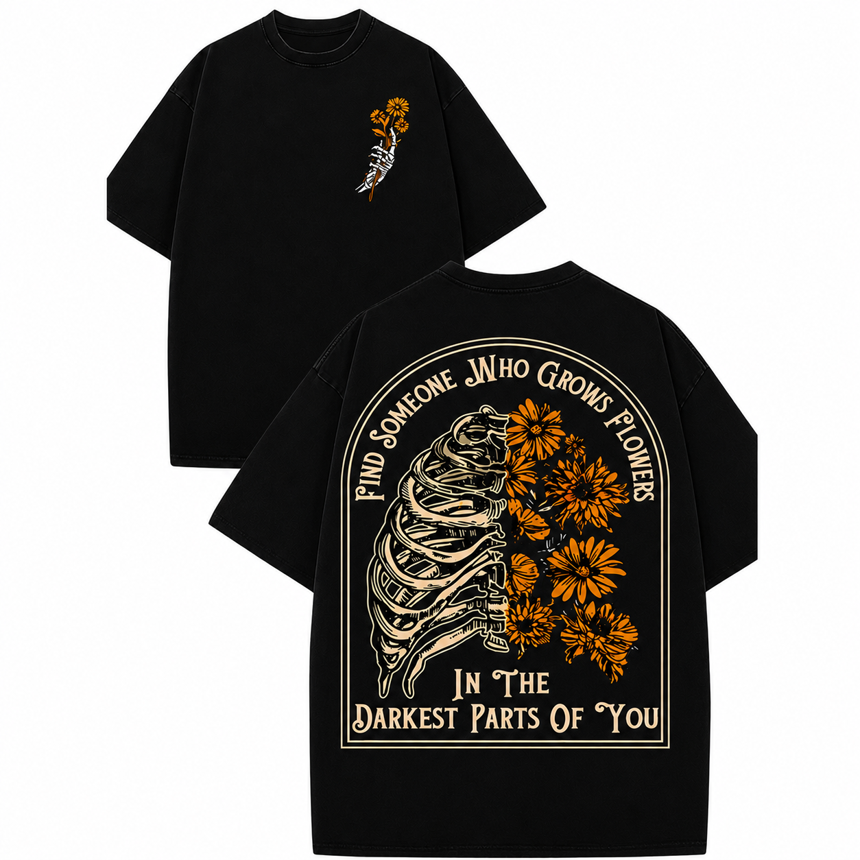 Find Someone Who Grows Flowers T-Shirt/Sweatshirt/Hoodie – Sunflower Graphic