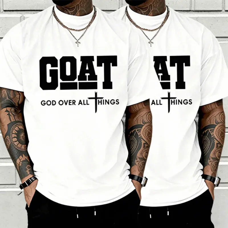 GOAT “God Over All” T-Shirt/Sweatshirt/Hoodie – Christian Faith Graphic Tee