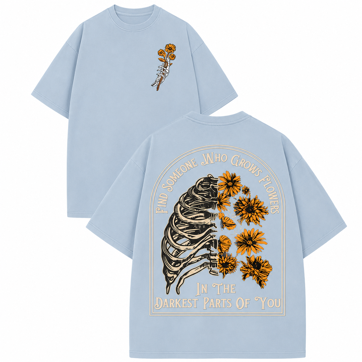 Find Someone Who Grows Flowers T-Shirt/Sweatshirt/Hoodie – Sunflower Graphic