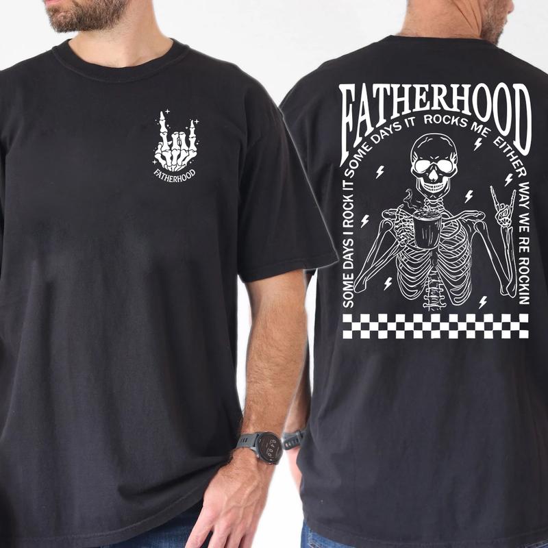 Funny Skeleton Dad T-Shirt/Sweatshirt/Hoodie – Retro Fatherhood Graphic Tee