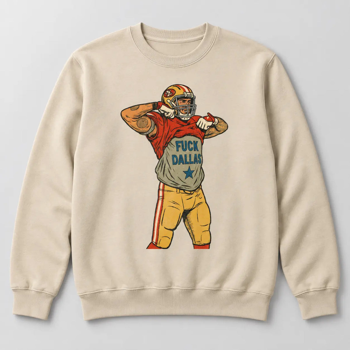 San Francisco Football Rivalry Funny Graphic T-Shirt, Sweatshirt & Hoodie – Retro Game Day Sports Fan Apparel
