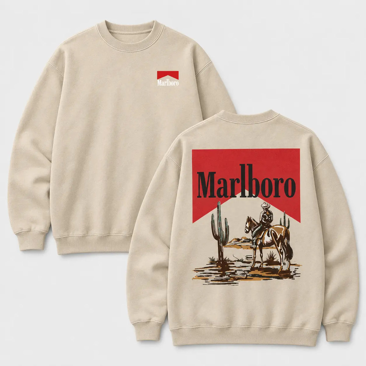 Vintage Western Cowboy Graphic T-Shirt, Sweatshirt & Hoodie – Retro Rodeo Dark Americana Streetwear