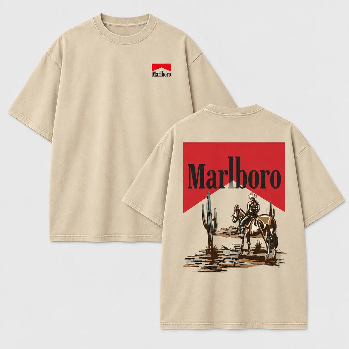 Vintage Western Cowboy Graphic T-Shirt, Sweatshirt & Hoodie – Retro Rodeo Dark Americana Streetwear