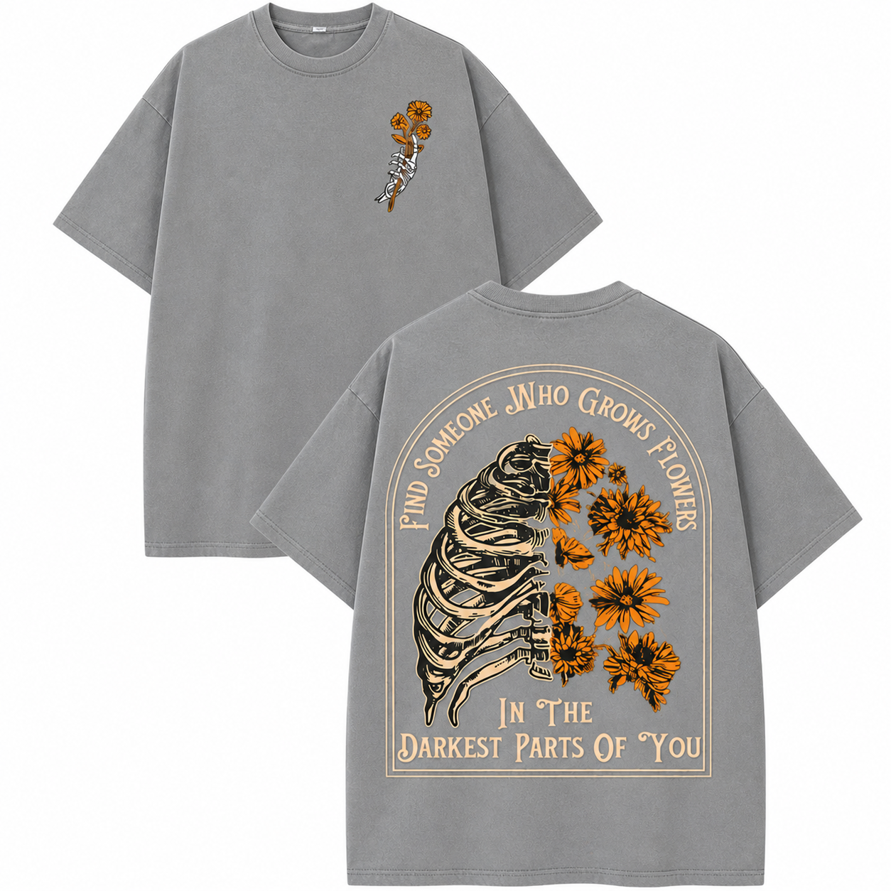 Find Someone Who Grows Flowers T-Shirt/Sweatshirt/Hoodie – Sunflower Graphic