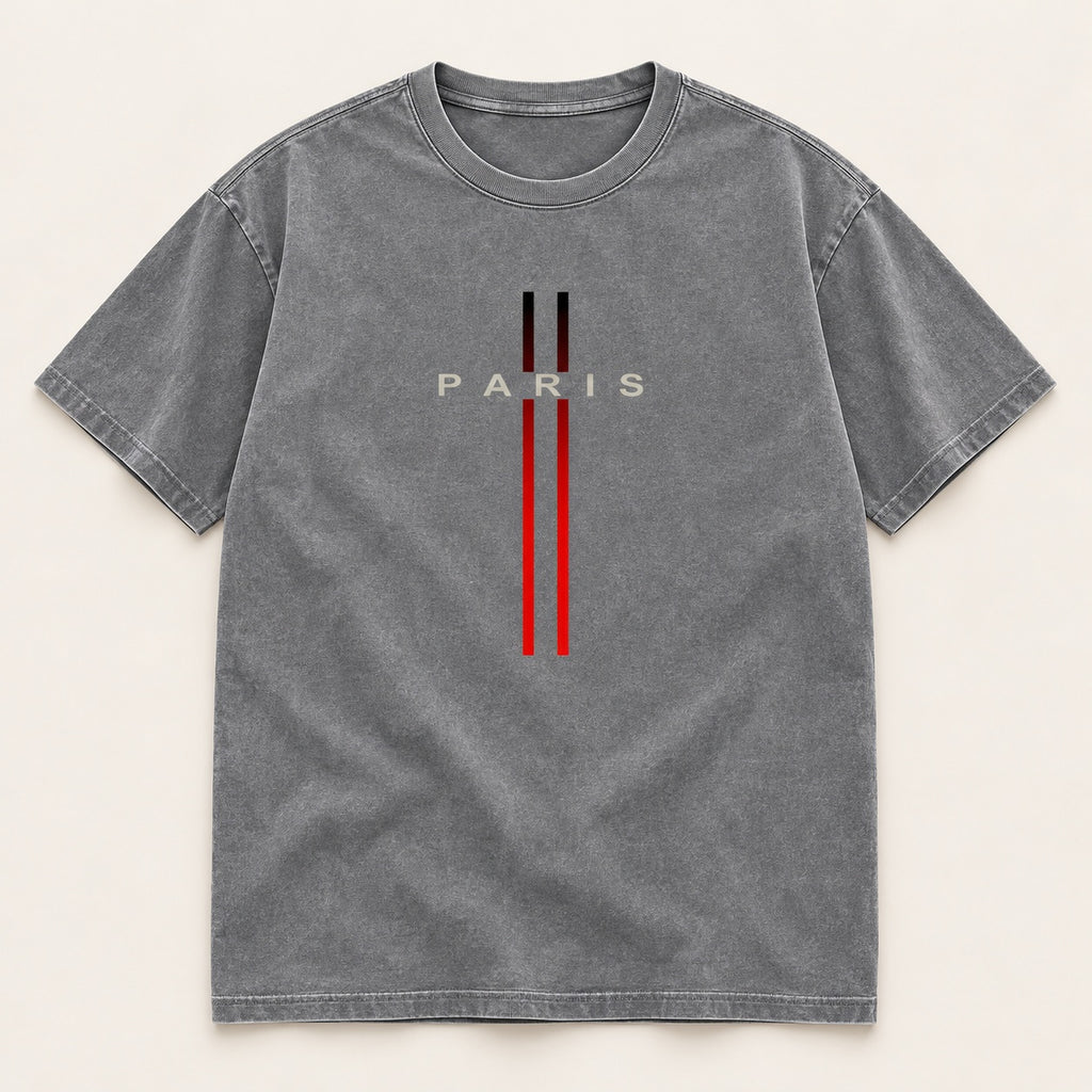 Paris Minimalist Graphic T-Shirt, Sweatshirt & Hoodie – Modern Urban Streetwear Print