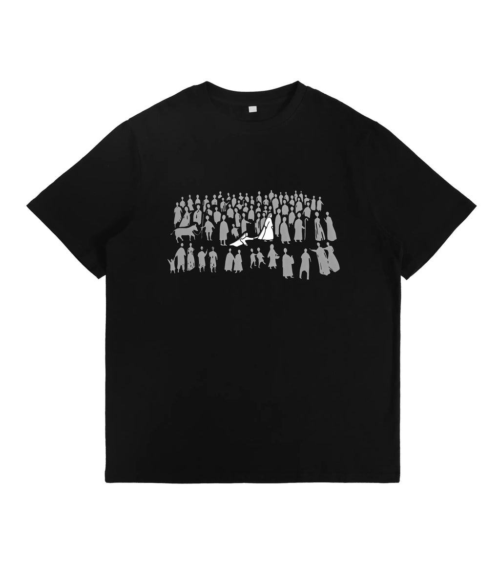 Vintage Jesus on the Cross T-Shirt/Sweatshirt/Hoodie – Christian Faith Graphic Tee, Minimalist Religious Streetwear