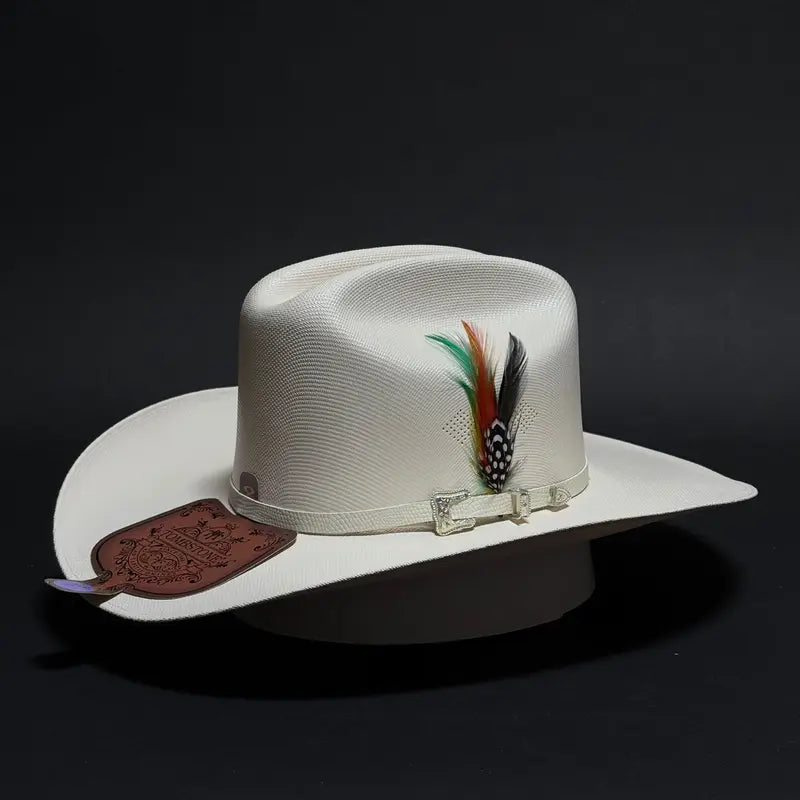 Premium Western Cowboy Hat – Wide Brim Mexican Rodeo Ranch Hat, Classic Short Crown Sombrero for Men
