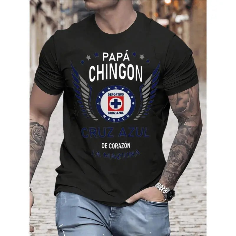 Cruz Azul “Papa Chingon” T-Shirt/Sweatshirt/Hoodie – Funny Soccer Dad Graphic Tee