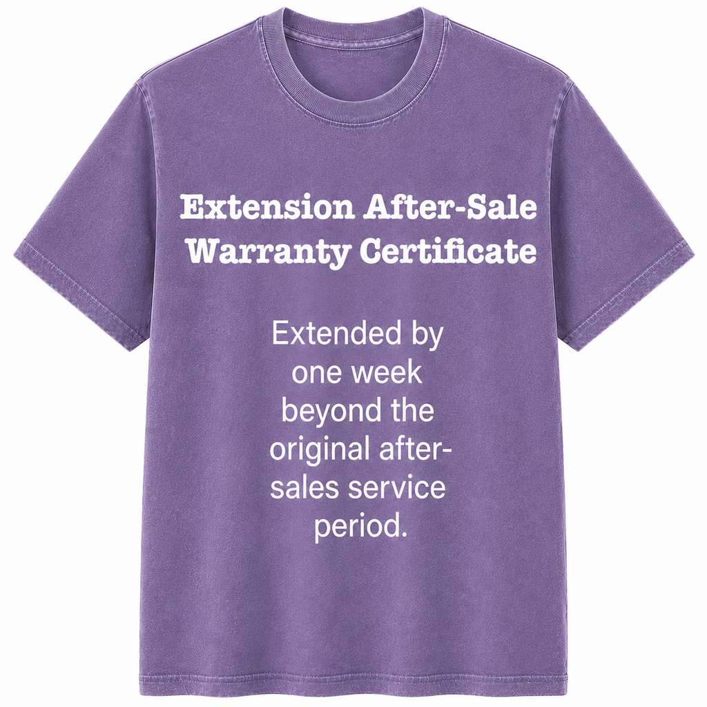 After-Sale Warranty Certificate T-Shirt/Sweatshirt/Hoodie – Funny Office Humor Graphic Tee