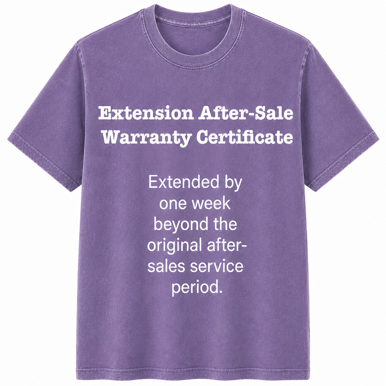 After-Sale Warranty Certificate T-Shirt/Sweatshirt/Hoodie – Funny Office Humor Graphic Tee