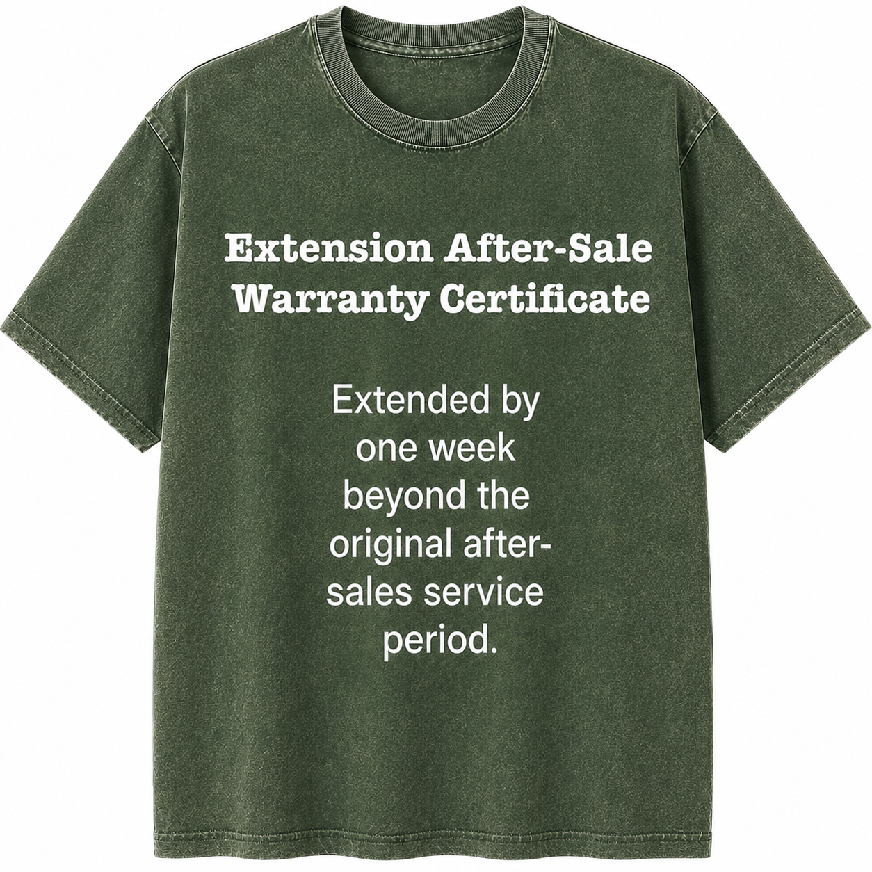 After-Sale Warranty Certificate T-Shirt/Sweatshirt/Hoodie – Funny Office Humor Graphic Tee