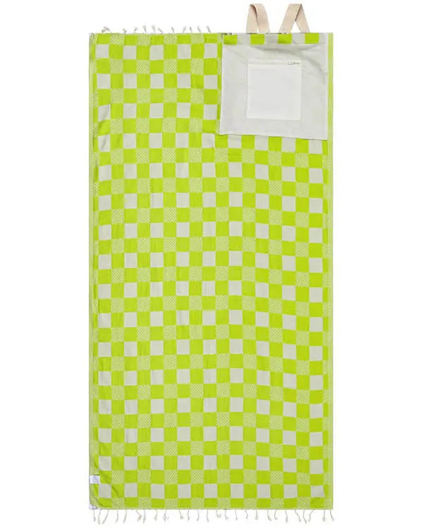 2-in-1 Beach Towel Bag – Convertible Sand-Free Microfiber Quick Dry Travel Towel for Beach, Pool & Vacation